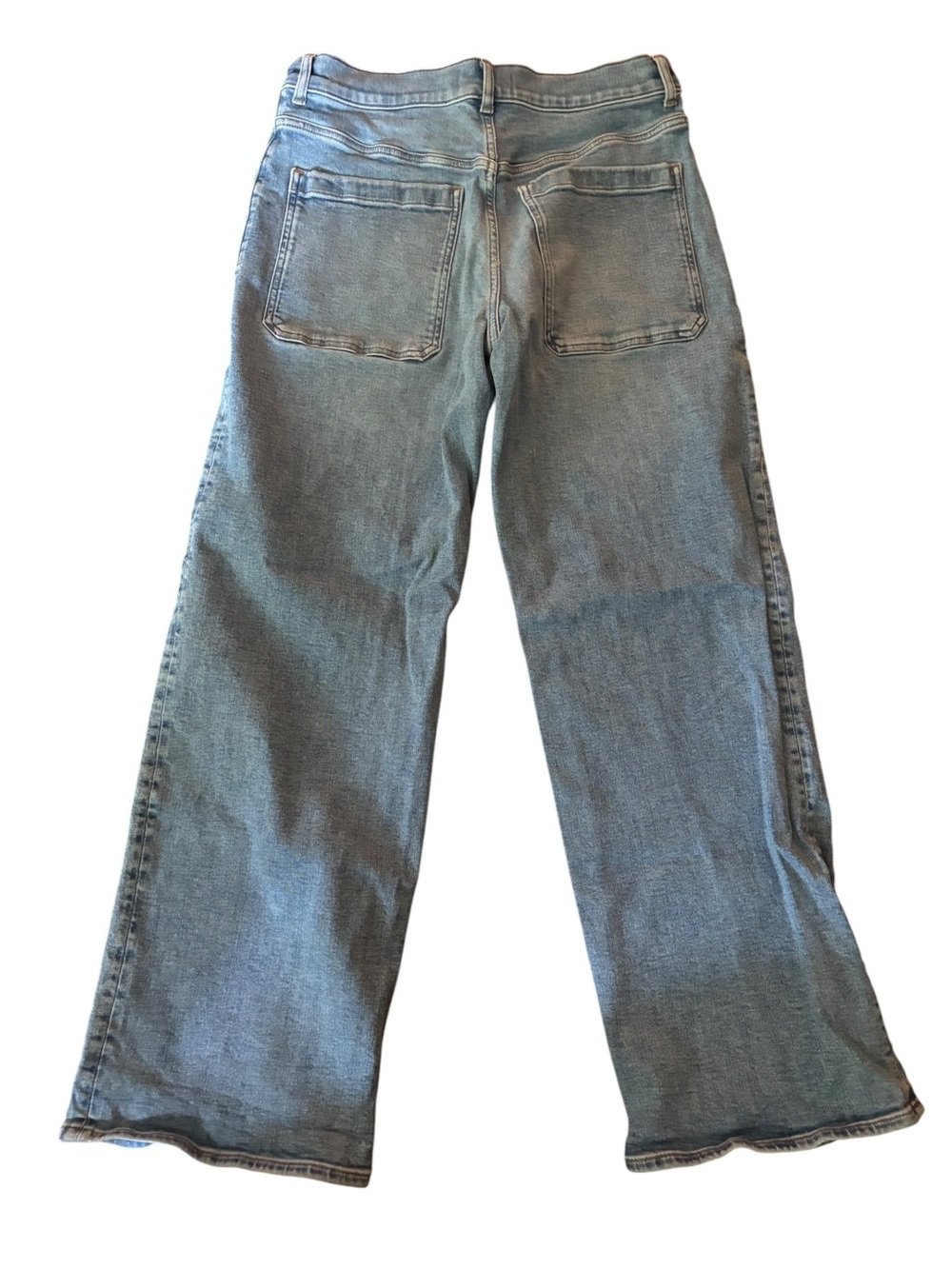 Like New-Madewell Emmett Wide-Leg Full Length Patch Pocket -Size 30 - Atlin Wash - Picture 7 of 10